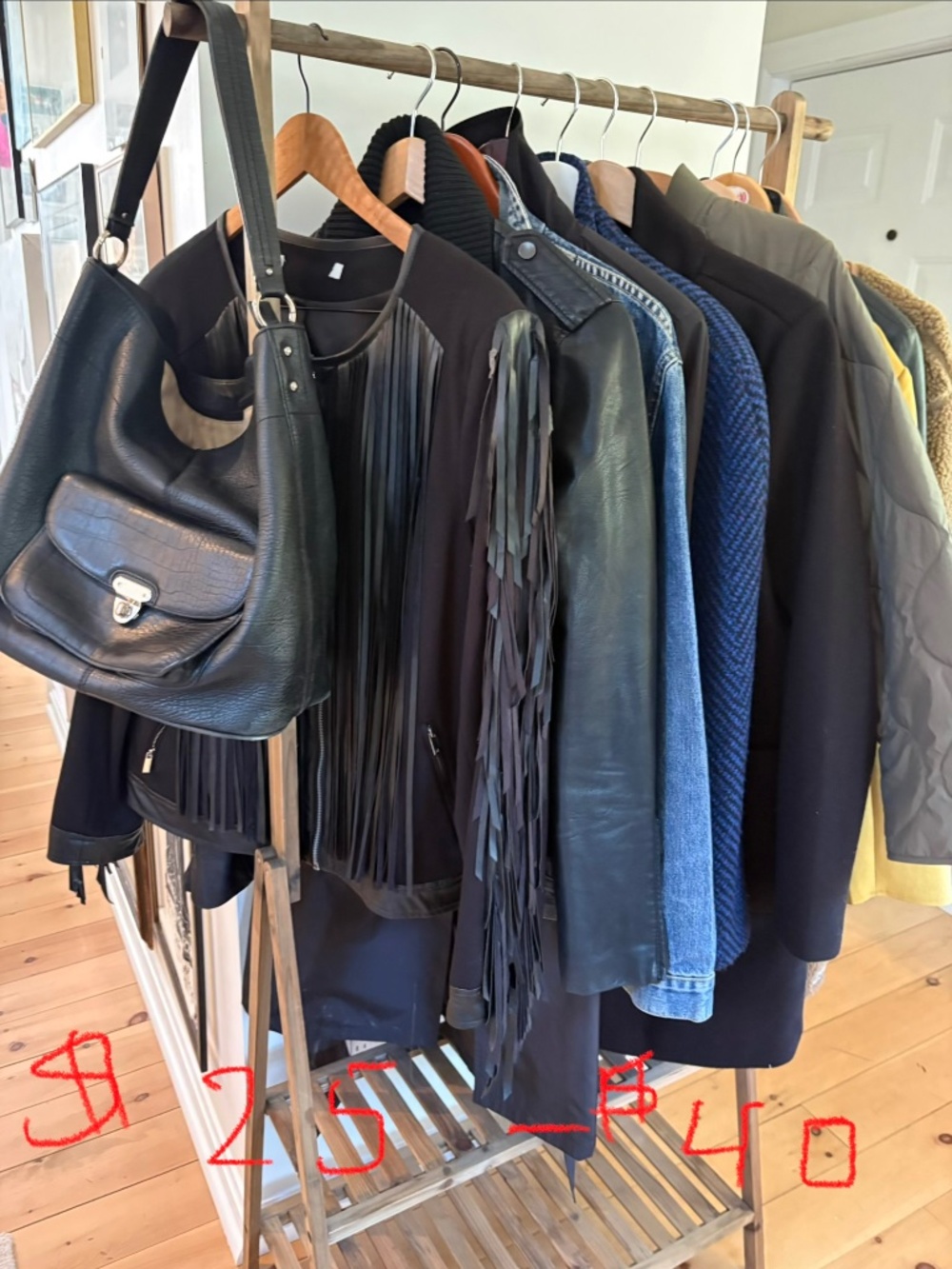 Jackets and bags